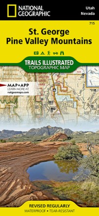 National Geographic St. George Pine Valley Mountains Topographic Map 0