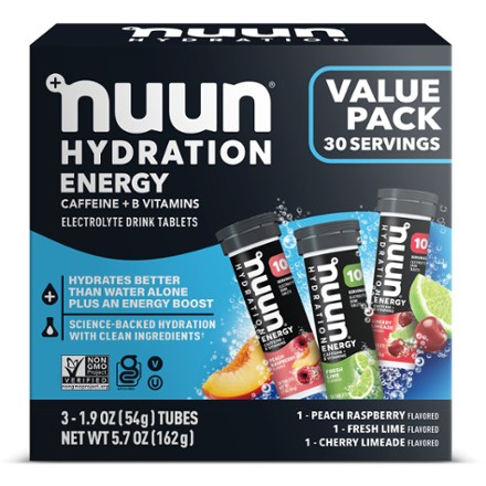 NUUN Energy Hydration Tablets 3-Pack - 30 Servings 0