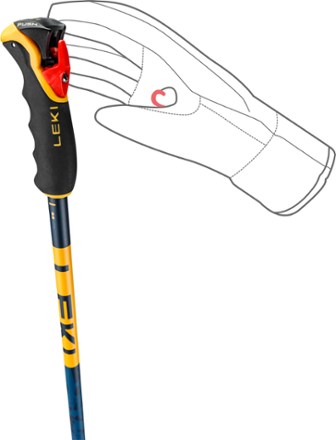 Leki Spitfire 3D Ski Poles - Pair 5