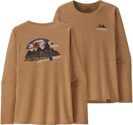 Patagonia Capilene Cool Daily Graphic Lands Long-Sleeve Shirt - Women's 0