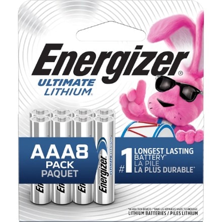 Energizer Ultimate Lithium AAA Batteries - Package of 8 0