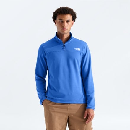 The North Face Cedar Trail Grid Fleece Quarter-Zip Pullover - Men's 0
