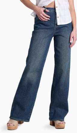 KUHL Kontour Rigid Wide-Leg Denim Pants - Women's