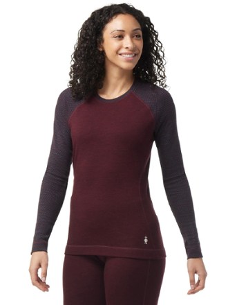 Smartwool Classic Thermal Merino Pattern Crew Base Layer Top - Women's 1