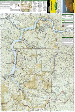 National Geographic Allegheny North Trail Map - Allegheny National Forest 1