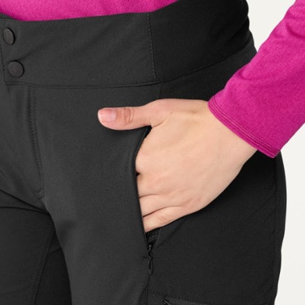 SHREDLY All Time Zipper Snap Mid-Rise Bike Pants 6