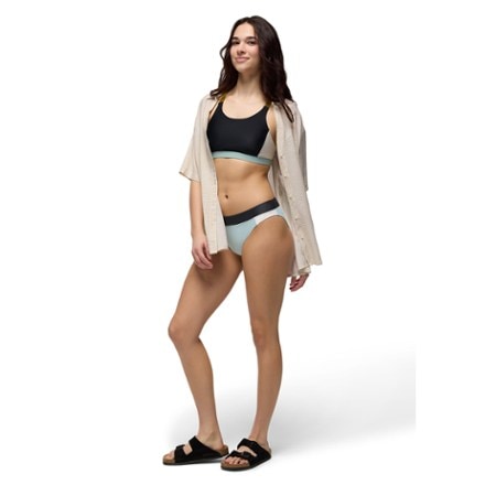 prAna Baja Bound Summer Wave Swimsuit Bottoms - Women's 4