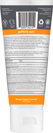 Thinksport Clear Zinc Active Face SPF 50 Sunscreen 1