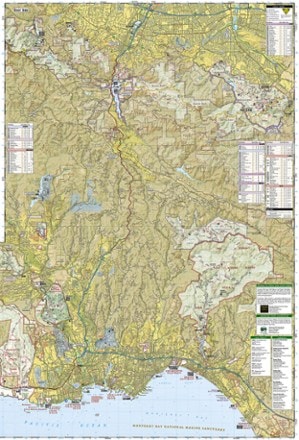 National Geographic Big Basin / Santa Cruz Topographic Map 2