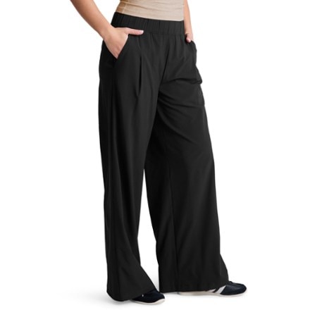 Beyond Yoga Stretch Woven Wide-Leg Pants - Women's 4