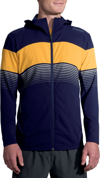 On Body Image of color Navy/Finch Stripe