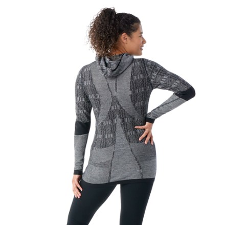 Smartwool Intraknit Thermal Max Merino Base Layer Pattern Hoodie - Women's 1