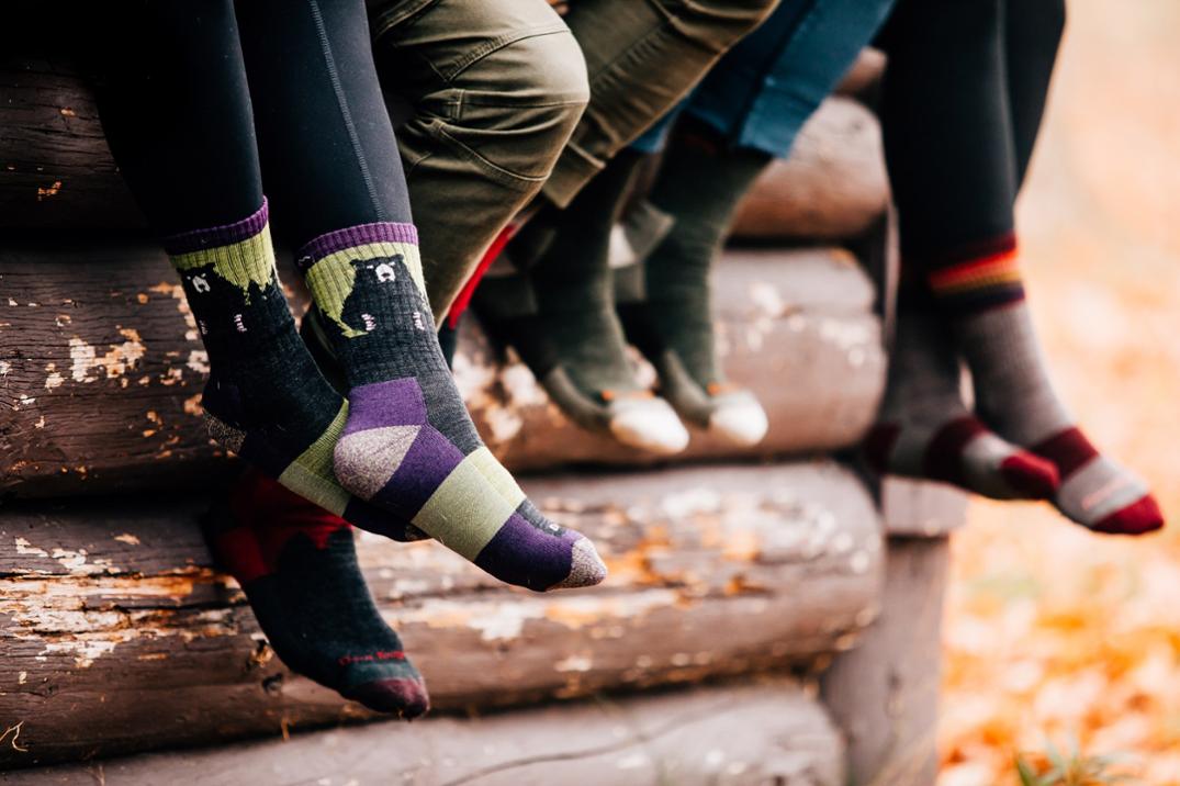 Location Image for Bear Town Micro Crew Socks - Women's