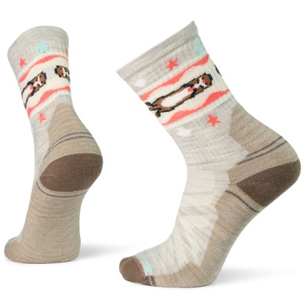 Smartwool Hike Light Cushion Otter Float Crew Socks - Women's 0