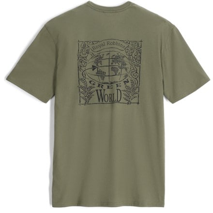 Product Image of color Fiddlehead Green World Print