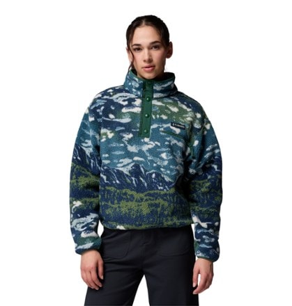 Columbia Helvetia II Cropped Half-Snap Fleece Pullover - Women's 0
