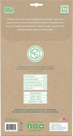 Smelly Proof Reusable Heavy-Duty Storage Bags Variety Pack - Set of 4 1