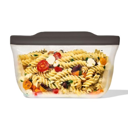 Outdoor Silicone Reusable Stand-Up Bag - Quart - 32 oz.