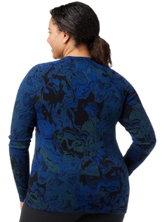 Smartwool Classic Thermal Merino Pattern Crew Base Layer Top - Women's Plus Sizes 2