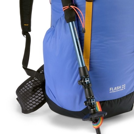 REI Co-op Flash 22 Pride Edition Pack Trekking pole attachments