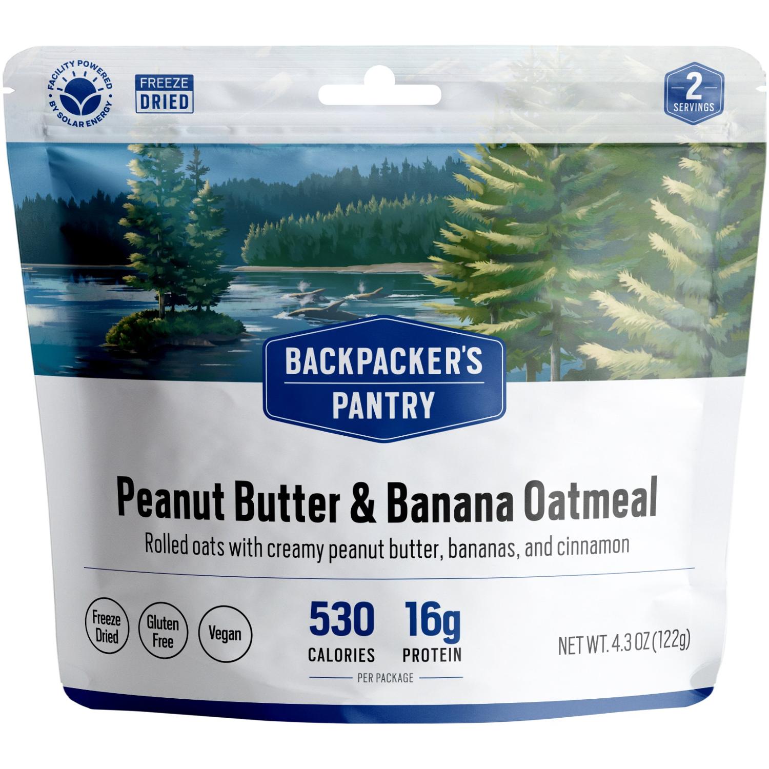 Peanut Butter & Banana Oatmeal - 2 Servings