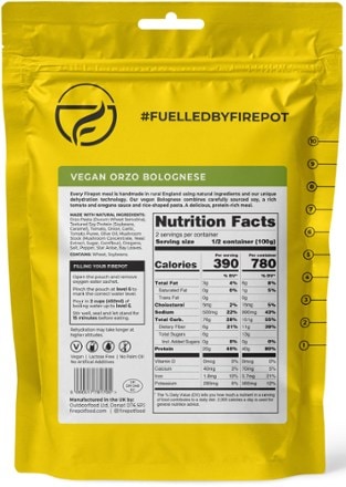 Firepot Vegan Orzo Bolognese - 2 Servings 1