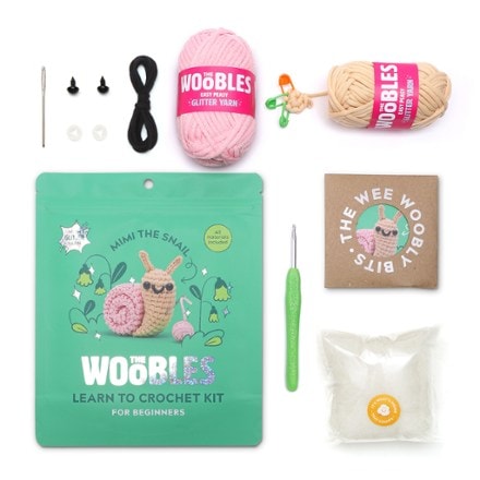 The Woobles Mimi the Snail Crochet Kit 1