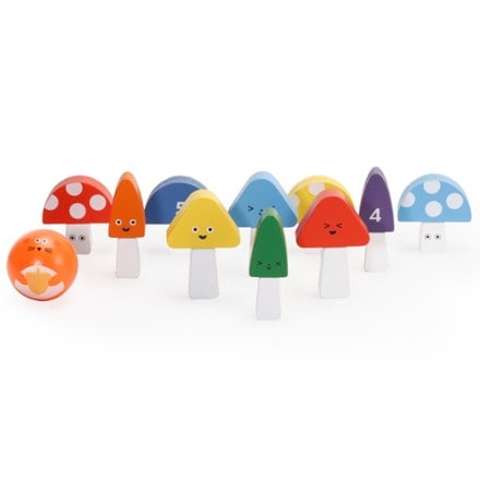 Kikkerland Mini Mushroom Bowling Game 3