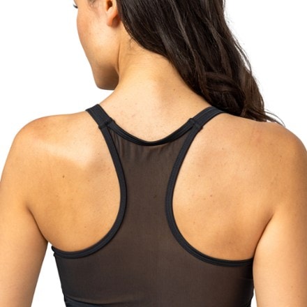 Free Country Mesh Zip-Up Racerback Swimsuit Top - Women's 3