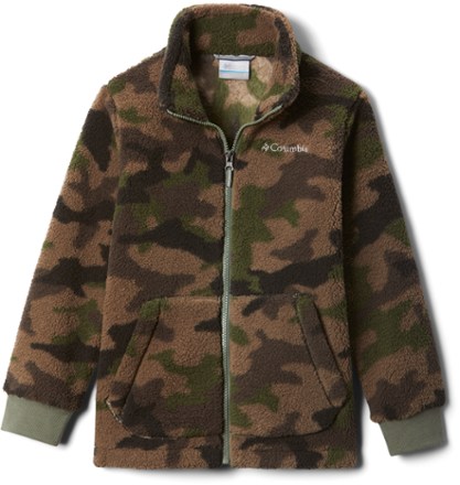 camo columbia fleece jacket