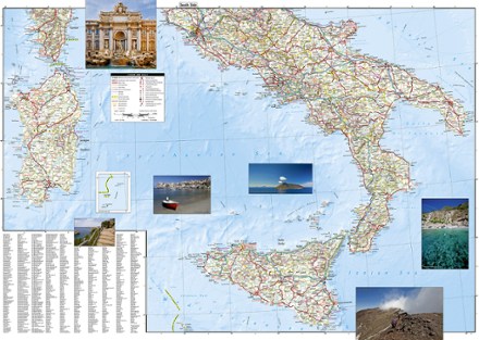 National Geographic Italy Adventure Travel Map 2