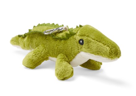 Puzzled Stylish Plush Backpack, Alligator