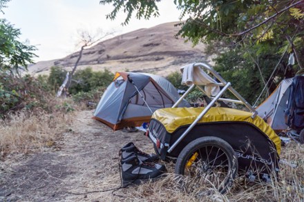 Burley Nomad Cargo Rack In use