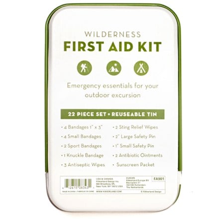 Kikkerland Wilderness First-Aid Kit 2