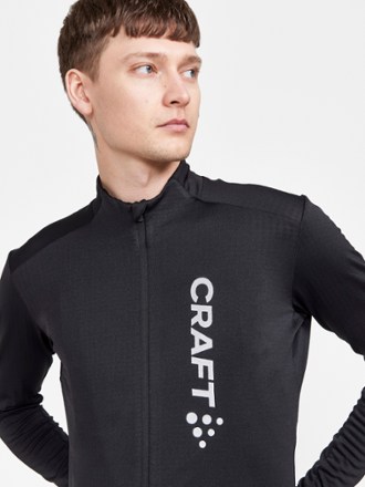 Craft Core Bike SubZ Long-Sleeve Cycling Jersey - Black/Silver Reflective - Men's 4