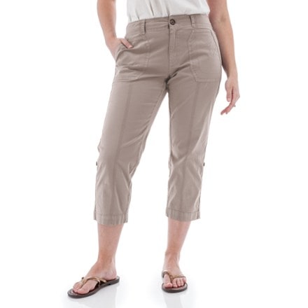 Aventura Delmar Organic Roll Tab Crop Pants - Women's 0