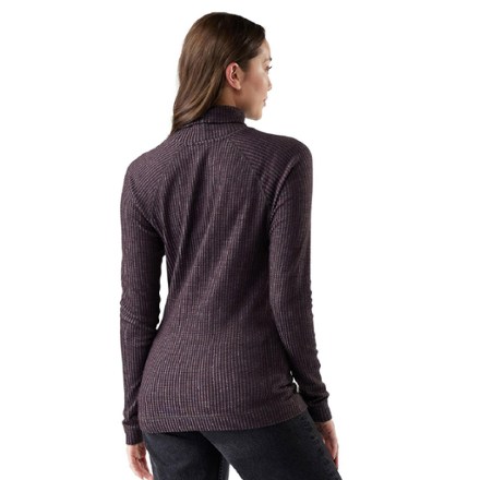 Smartwool Thermal Merino Rib Turtleneck Base Layer Top - Women's 1