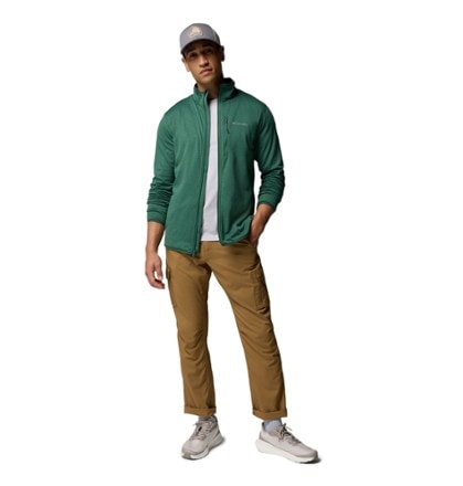 Columbia Essential Hike Grid Fleece Full-Zip Jacket - Men's 2