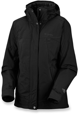 women's black columbia omni heat jacket