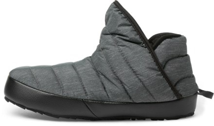 The North Face ThermoBall Traction Booties - Women's Left view (Phantom Grey Heather/Tnf Black)