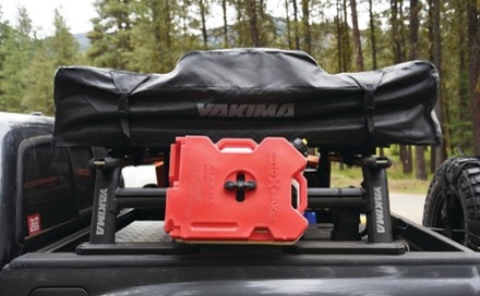 Yakima SideBar Side Rails - Long Bed Side view (Black)