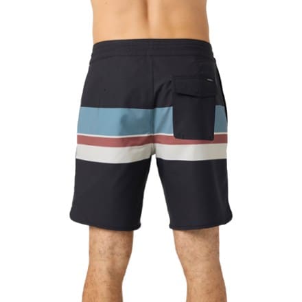 O'Neill Cruzer Stripe Scallop 18" Board Shorts - Men's 1