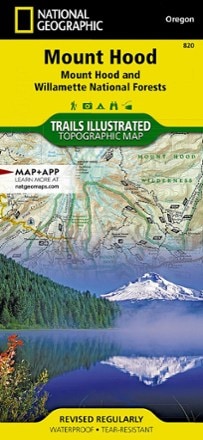 National Geographic Mount Hood Topographic Map 0