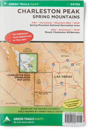 Green Trails Map 2470S - Charleston Peak, Spring Mountains 0