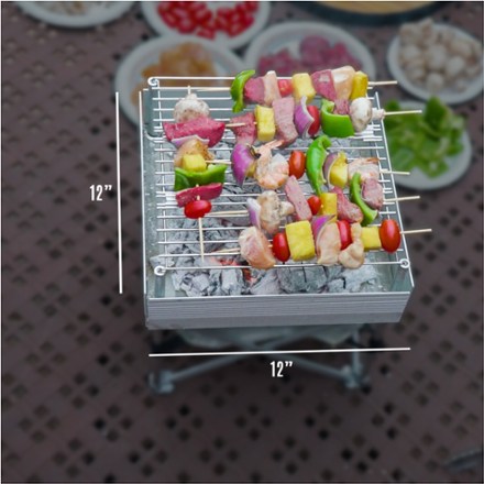 FIRESIDE OUTDOOR Trailblazer Fire Pit and Grill 5