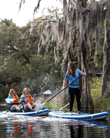 Location Image for Beach SUP-Yak Tandem Inflatable Stand Up Paddle Board with Paddles - 11'6"