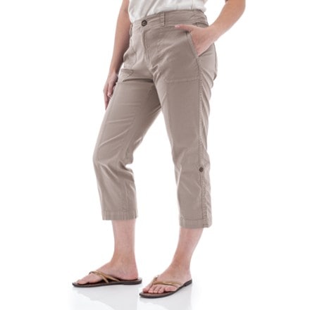 Aventura Delmar Organic Roll Tab Crop Pants - Women's 2