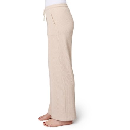 Free Country Ripple Knit Long Wide Leg Pants - Women's 2