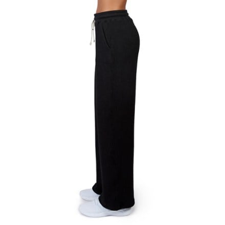 Free Country Ripple Knit Long Wide Leg Pants - Women's 3