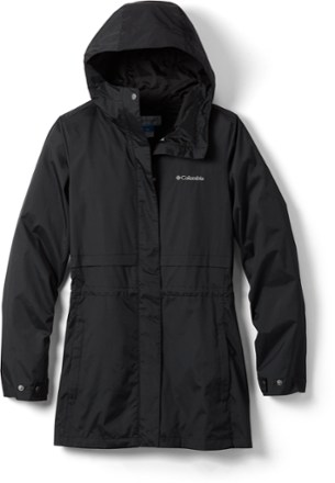 black columbia windbreaker womens